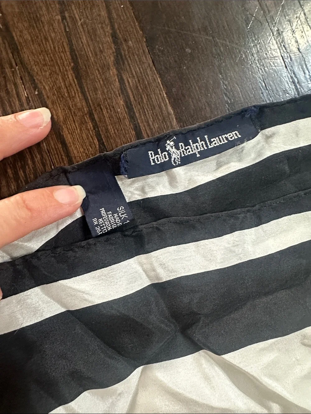 POLO RALPH LAUREN VINTAGE SILK SCARF